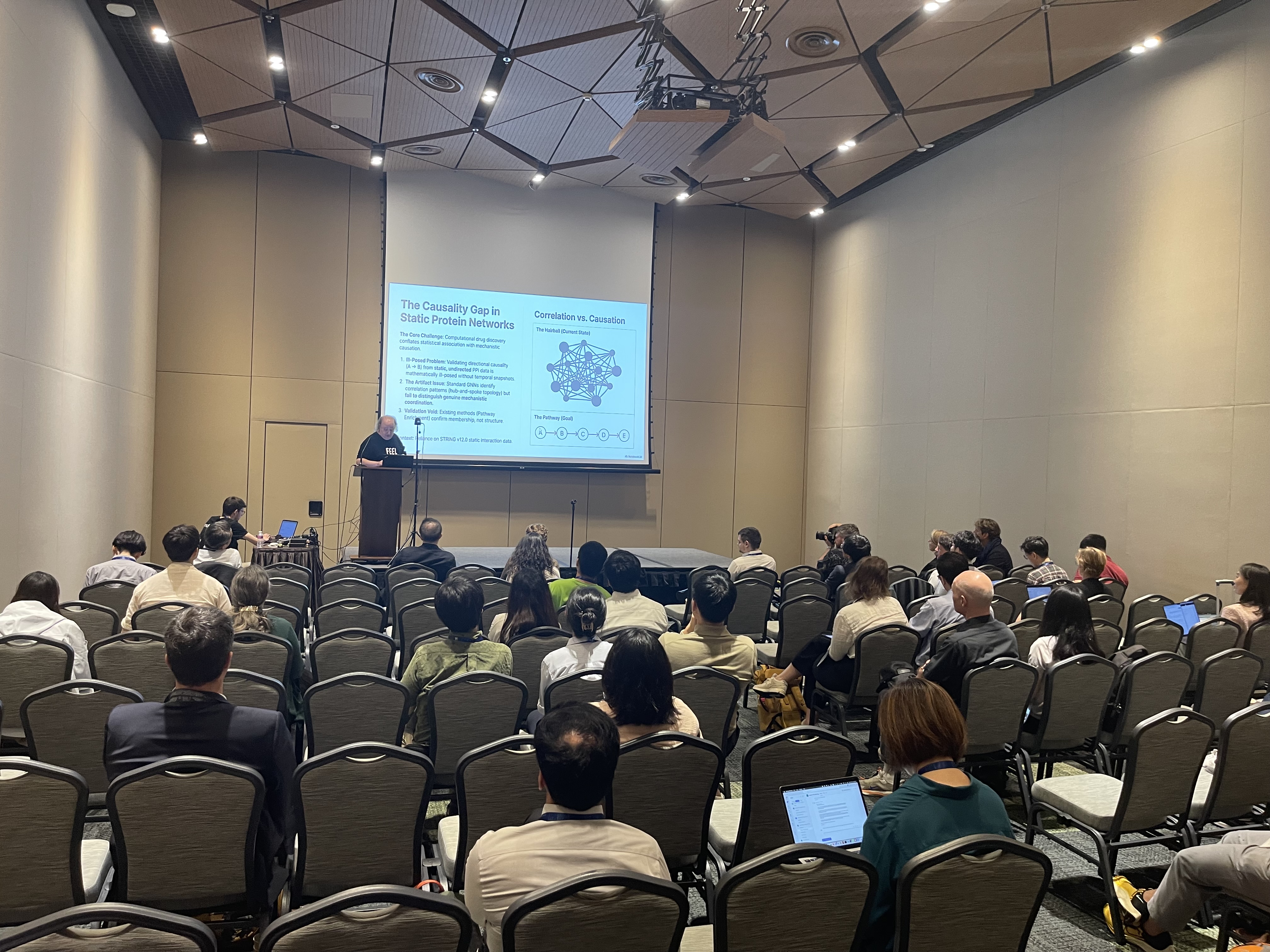AIXC research presented at AAAI-26 Singapore - Oral presentation on AI-powered protein analysis