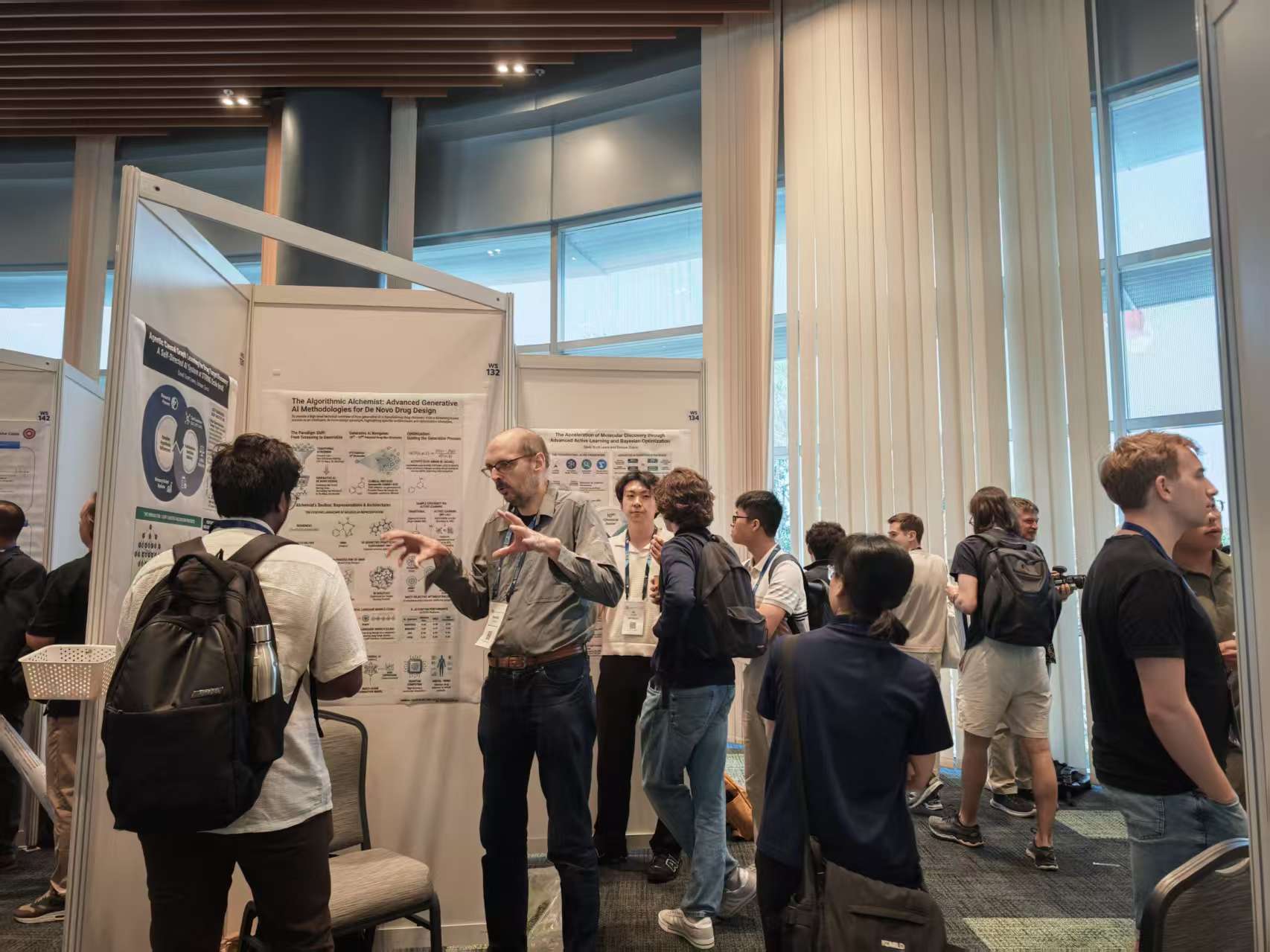 Enrique Zueco at AAAI poster session